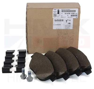 Brake pad set front OEM Citroen C3, C4, DS3 /Peugeot 208,2008 - PSA  1647863580 - OE - 100% Genuine Part