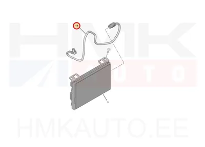 Ekraani kaabel OEM Peugeot 2008,208,508 - PSA  9674494580 - OE - 100% Genuine Part