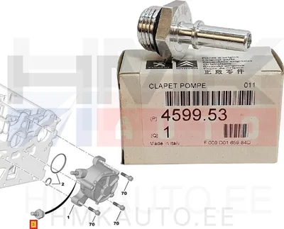 Vaakumpumba klapp OEM Citroen/Peugeot 2,0HDi - PSA  459953 - OE - 100% Genuine Part