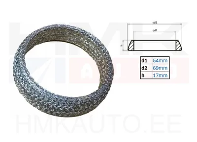 Joint d'étanchéité, tuyau d'échappement Citroen C-Crosser / Peugeot 4007 - 761-954