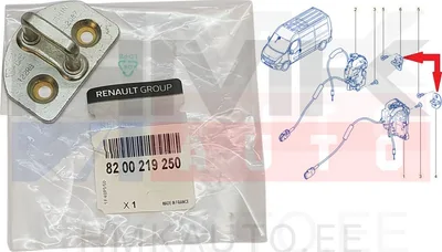 Ukselukusti vastus esiuksele OEM Renault Master III 2010- - REN  8200219250 - OE - 100% Genuine Part
