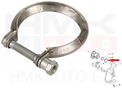 Summuti klamber OEM Citroen/Peugeot/Fiat 77mm - PSA  171389 - OE - 100% Genuine Part