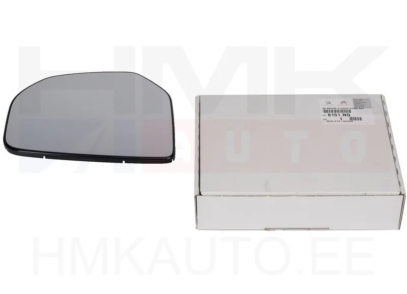 Peegliklaas parem soojendusega OEM Berlingo/Partner 2008- - PSA 8151NQ - OE - 100% Genuine Part