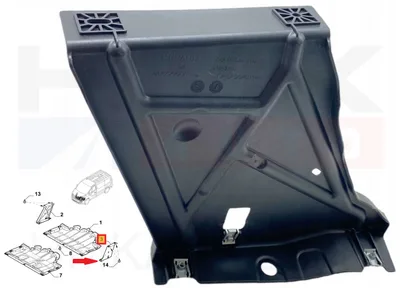Mootori aluskate vasak OEM Renault Trafic/Opel Vivaro 2014- - REN 508435104R - OE - 100% Genuine Part