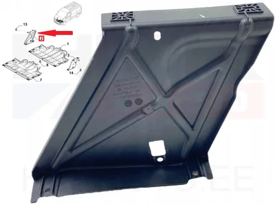 Mootori aluskate parem OEM Renault Trafic/Opel Vivaro 2014- - REN 508422620R - OE - 100% Genuine Part