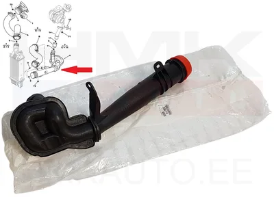 Turbocharger air pipe OEM Citroen C5/Peugeot 407,508 2,0HDi DW10BTED4 - PSA  0382FH - OE - 100% Genuine Part