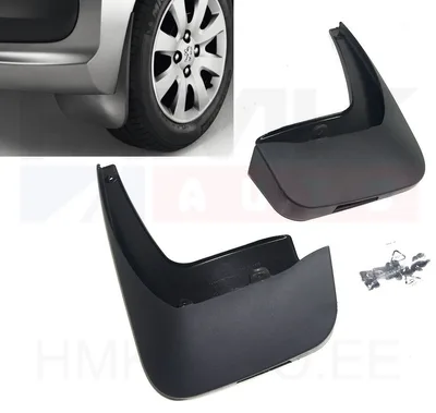 Mud flaps rear OEM Peugeot 207 SW - PSA 9603R2 - OE - 100% Genuine Part