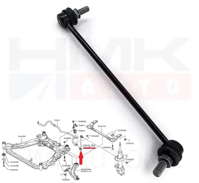 Stabilisaatori otsavarras eesmine vasak OEM Renault Koleos / Nissan Qashqai,X-Trail - REN 546681AA0E - OE - 100% Genuine Part