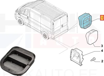 Kaubaruumi tuulutusklapp OEM Jumper/Boxer/Ducato - PSA 1656307080 - OE - 100% Genuine Part