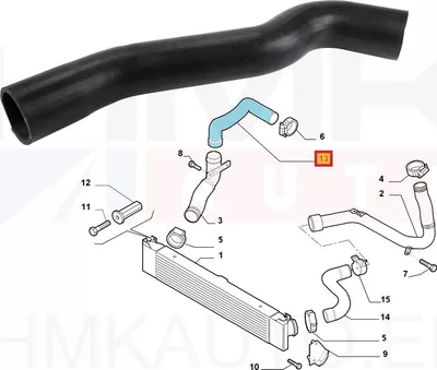 Turbo air hose Jumper/Boxer/Ducato 3.0HDi Euro5 - 2470221
