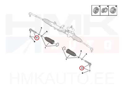 Rooliots parem OEM Nemo/Bipper/Fiorino - PSA  381787 - OE - 100% Genuine Part