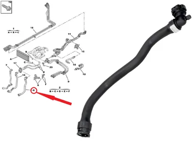 Jahutusvedeliku lõdvik OEM Jumpy/Expert 2016-  EW/DW - PSA  9805905680 - OE - 100% Genuine Part