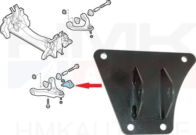 Support d'amortisseur avant gauche OEM Iveco Daily 00- - IVEC  504121434 - OE - 100% Genuine Part