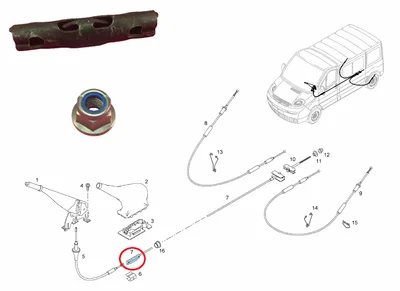 Seisupiduritrosside ühendusklamber OEM Renault Trafic II 01- >>NFP - REN 7701210200 - OE - 100% Genuine Part