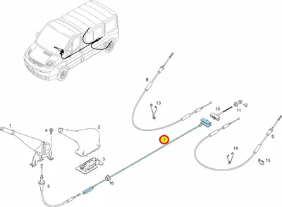 Seisupiduritross keskmine OEM Renault Trafic II L2 01-09 - REN  8201018830 - OE - 100% Genuine Part