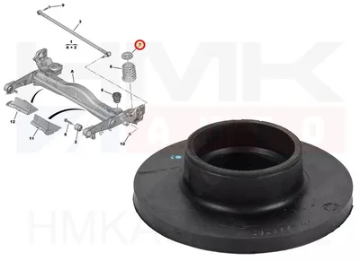 Keerdvedru padi, tagumine ülemine OEM Citroen Jumpy/Peugeot Expert/Fiat Scudo - PSA  516434 - OE - 100% Genuine Part