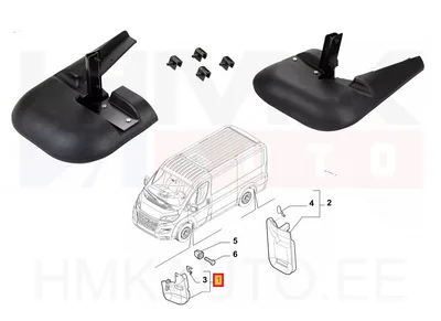 Передние пыльники Jumper/Boxer/Ducato 2006- 15/16" Light - 7940001AG - AG Automotive