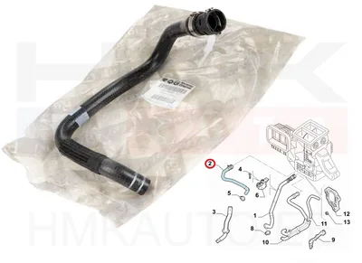 Шланг охлаждающей жидкости OEM Fiat Ducato 2,3JTD 2011- - FIAT 1366799080 - OE - 100% Genuine Part