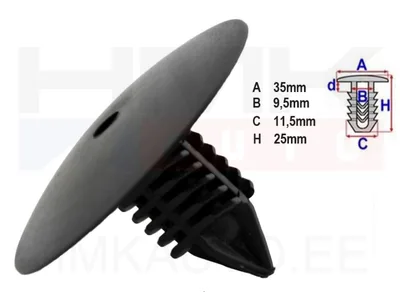 Муфта рулевой колонки Renault 35mm (1шт.) - 50129Z/1