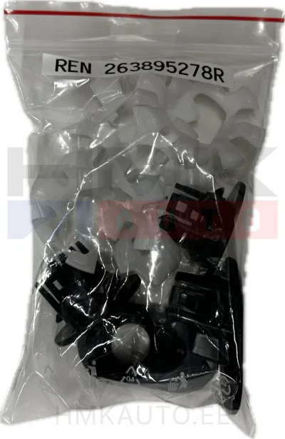 Tagumiste parkimisandurite kinnituskomplekt OEM Renault Master III 2019- (ilma astmelauata stange) - REN 263895278R - OE - 100% Genuine Part