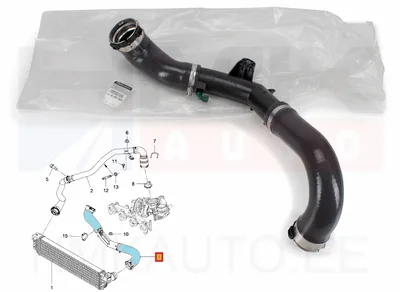 Turbo õhutoru OEM Renault Master 2,3DCI 2014-  FWD >>144603692R - REN  144600588R - OE - 100% Genuine Part