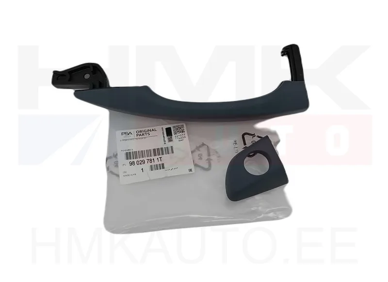 Ukselink välimine vasak OEM Citroen C3, C4, Berlingo /Peugeot 208, 308, Partner (värvitav,lukuavaga) - PSA 980297811T - OE - 100% Genuine Part