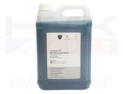 Coolant fluide OEM Citroen/Peugeot Glysantin G33 5L -35°C - PSA  1637756480 - OE - 100% Genuine Part