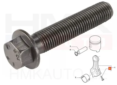Kepsu kinnituspolt OEM Jumper/Boxer/Ducato 3,0HDI 2006-  M11x1,25-L51 - FIAT  504015229 - OE - 100% Genuine Part