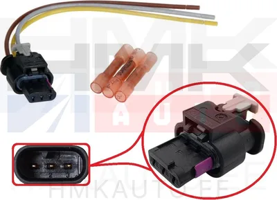 Sensor connector Citroen/Peugeot/Fiat/VAG 3 pin - PI03-004