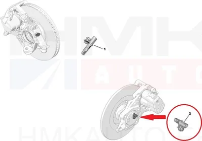 ABS andur tagumine OEM Citroen C4,Berlingo/Peugeot 308, Rifter, Partner 2018- - PSA 9810961080 - OE - 100% Genuine Part
