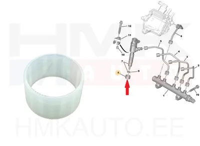 Pihusti kaitse OEM Citroen/Peugeot 1,6HDi Euro5-6 - PSA 1638159980 - OE - 100% Genuine Part