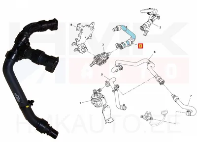 Jahutusvedeliku lõdvik OEM Renault Master 2,3dCi BiTurbo 132kW 2019- - REN  212839573R - OE - 100% Genuine Part