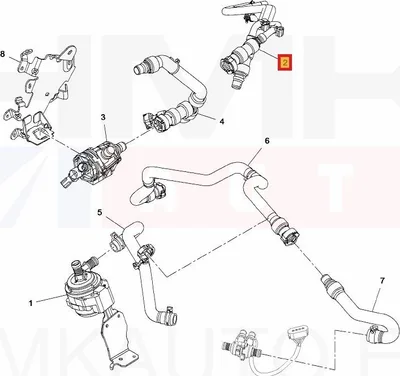 Jahutusvedeliku lõdvik OEM Renault Master 2,3dCi BiTurbo 132kW 2019- - REN  204768917R - OE - 100% Genuine Part