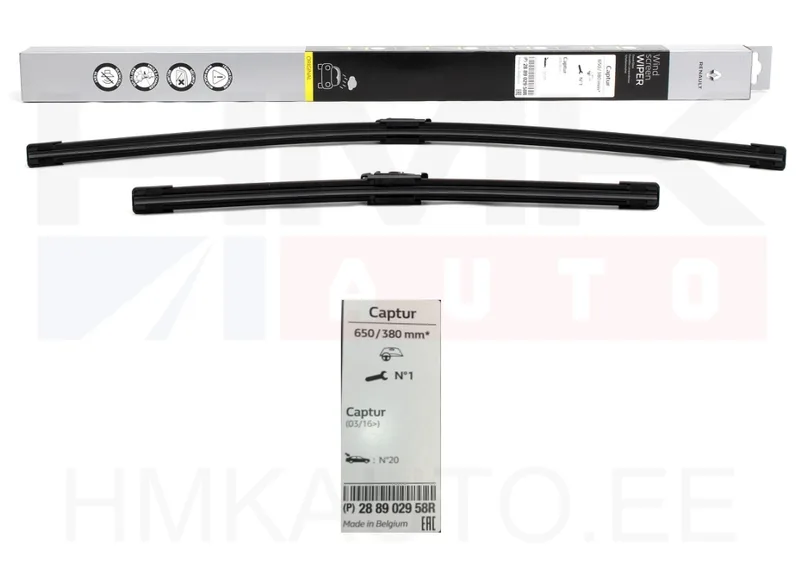 Wiper blade set OEM Renault Capture - REN 288902958R - OE - 100% Genuine Part
