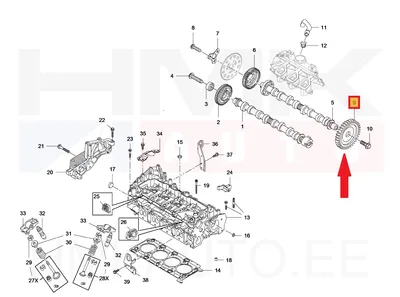 Шестерня ТНВД к распредвалу OEM Renault Master 2,3DCi 2014- - REN 130245636R - OE - 100% Genuine Part