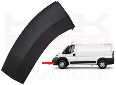 Garniture avant d'aile gauche Jumper/Boxer/Ducato 2014- (gris foncé) - 7530109