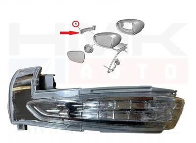 Turn indicator in rear view mirror left Citroen C3, C5, DS3 /Peugeot 508 - 23G1195E