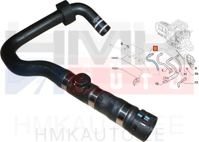 Jahutusvedeliku lõdvik OEM Boxer/Jumper/Ducato 3,0HDi 2011- Euro5 - PSA  1607395180 - OE - 100% Genuine Part