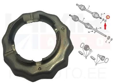 Стопорная гайка приводного вала OEM Citroen/Peugeot/Fiat - PSA 9859722780 - OE - 100% Genuine Part