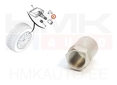 Tire pressure sensor nut OEM Citroen/Peugeot - PSA 5430T3 - OE - 100% Genuine Part