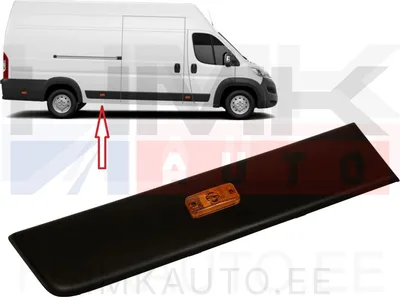 Külgpaneeli eesmine liist parem OEM Jumper/Boxer/Ducato 2018- L4 (must) - PSA  1685342080 - OE - 100% Genuine Part