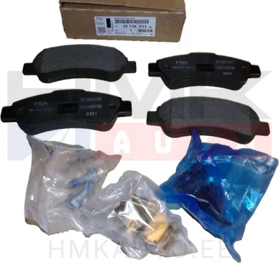 Rear brake pads set OEM Jumper/Boxer/Ducato 2006-2014 - PSA  1673603380 - OE - 100% Genuine Part