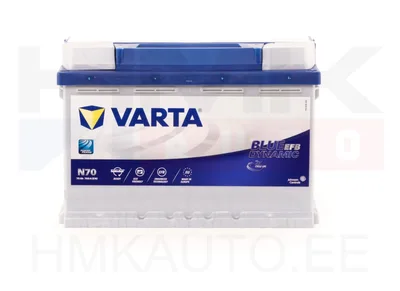 Batterie "Varta Blue Dynamic" EFB Start-Stop Plus 70Ah - N70 - Varta