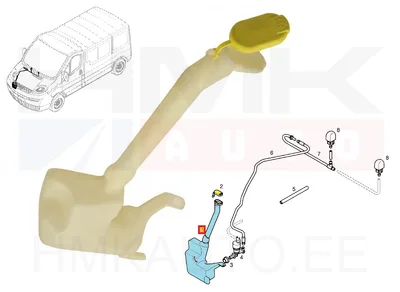 Klaasipesupaak Renault Trafic II - FT94918 - Fast