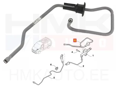 Sidurisilindri toru OEM Renault Trafic 2014- - REN 308506981R - OE - 100% Genuine Part