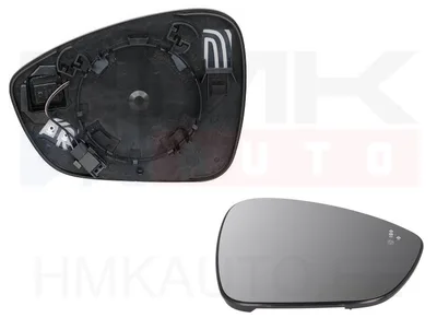 Стекло наружного зеркала заднего вида, правое, с подогревом Citroen C3 Aircross/ C4 Picasso - 23M1556M