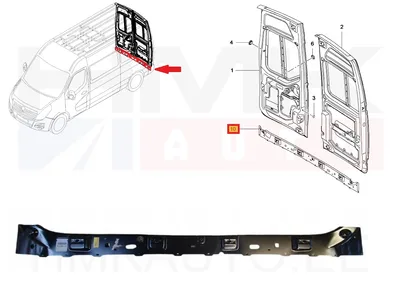 Задняя панель OEM Renault Master III - REN 852489411R - OE - 100% Genuine Part