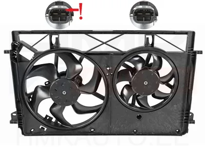 Motoventilateur avec cadre Renault Trafic III 2014- - 60N223W3