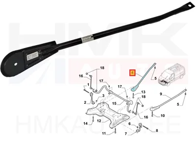 Sillaraami tugivarras parem OEM Renault Trafic II,III - REN 551A24703R - OE - 100% Genuine Part