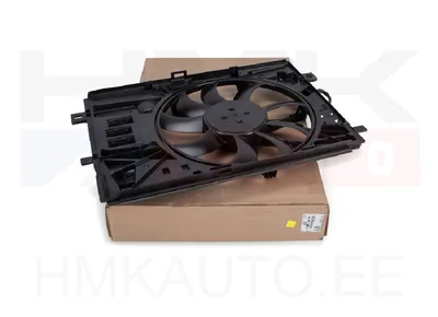 Radiator cooling fan with frame OEM Citroen/Peugeot - PSA 9805897480 - OE - 100% Genuine Part